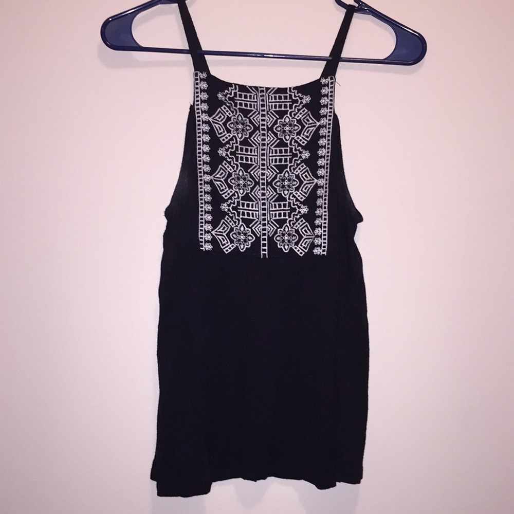Love on a Hanger Black tank top